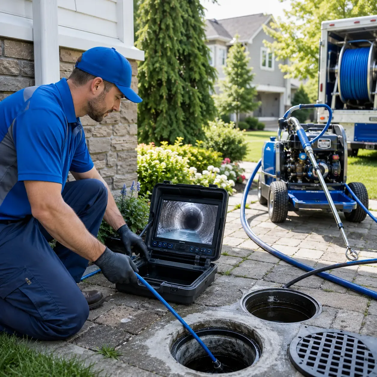Outdoor drain cleaning professionals serving Palestine, OH